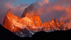 Landscapes nature Mountains clouds morning view