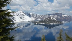 Landscapes nature Mountains clouds reflections
