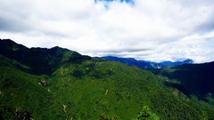 Landscapes nature Mountains clouds skies