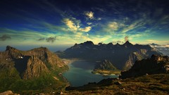 Landscapes nature Mountains clouds skies skyscapes