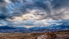 Landscapes nature Mountains clouds skies snowy peaks sierra 