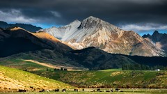 Landscapes nature Mountains clouds skyscapes