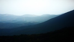 Landscapes nature Mountains dark Russia forests