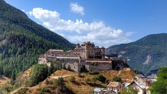 Landscapes nature Mountains fort