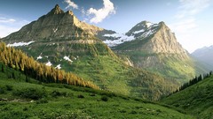 Landscapes nature Mountains glacier Montana national park