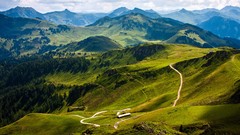 Landscapes nature Mountains Green Austria