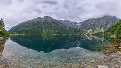 Landscapes nature Mountains hills Poland lakes reflections 