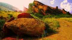 Landscapes nature Mountains hills rocks