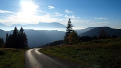 Landscapes nature Mountains home roads