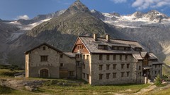 Landscapes nature Mountains House hotels