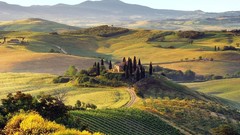 Landscapes nature Mountains Italy roads skylines