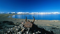 Landscapes nature Mountains lakes