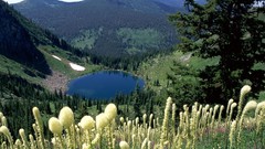 Landscapes nature Mountains lakes