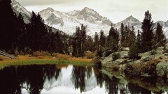 Landscapes nature Mountains lakes