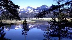 Landscapes nature Mountains lakes