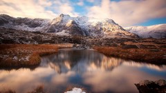 Landscapes nature Mountains lakes