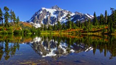 Landscapes nature Mountains lakes
