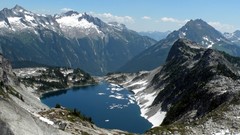 Landscapes nature Mountains lakes