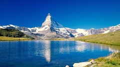 Landscapes nature Mountains lakes