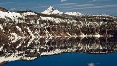 Landscapes nature Mountains lakes fjord