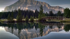 Landscapes nature Mountains lakes forests