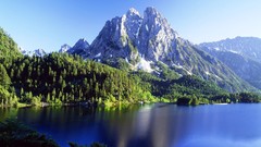 Landscapes nature Mountains lakes forests