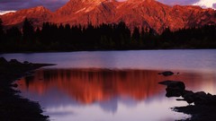 Landscapes nature Mountains lakes reflections