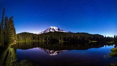 Landscapes nature Mountains lakes skies