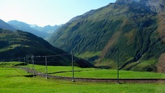 Landscapes nature Mountains meadows Alps outdoors forests 