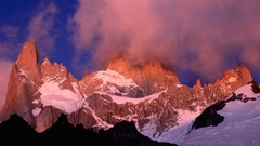 Landscapes nature Mountains mount argentina Roy