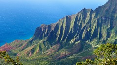 Landscapes nature Mountains ocean