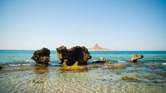 Landscapes nature Mountains ocean cloud see HDR Photography
