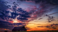 Landscapes nature Mountains ocean cloud see HDR Photography