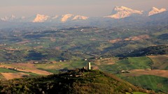 Landscapes nature Mountains panorama Italy italia Gran Sasso