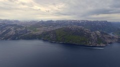 Landscapes nature Mountains panorama Norway forests fjord 