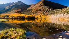 Landscapes nature Mountains reflections