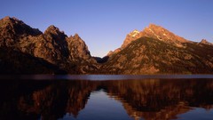 Landscapes nature Mountains reflections