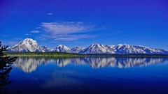 Landscapes nature Mountains reflections