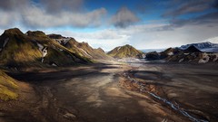 Landscapes nature Mountains rivers