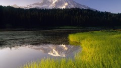 Landscapes nature Mountains rivers