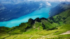 Landscapes nature Mountains rivers