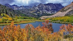 Landscapes nature Mountains rivers