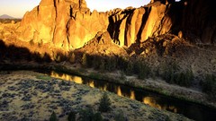 Landscapes nature Mountains rivers