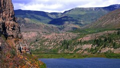 Landscapes nature Mountains rivers