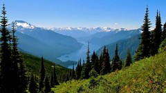 Landscapes nature Mountains rivers