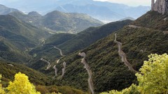 Landscapes nature Mountains roads