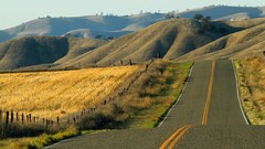 Landscapes nature Mountains roads fields skyscapes