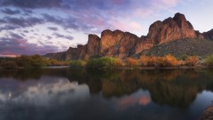 Landscapes nature Mountains Salt USA