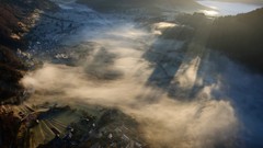 Landscapes nature Mountains Slovenia sunlight national 