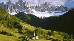 Landscapes nature Mountains Villages